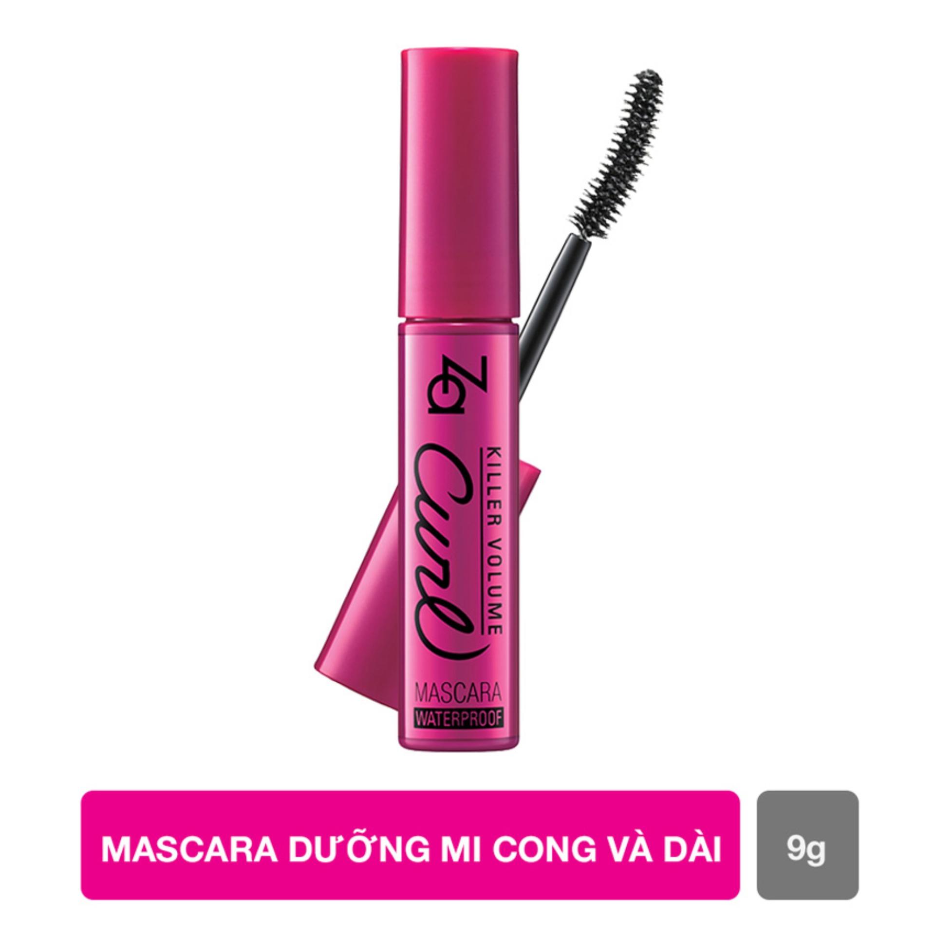 Mascara giúp mi cong - dài tự nhiên dưỡng mi - không lem không trôi Killer Volume Curl Mascara Bk999 9g