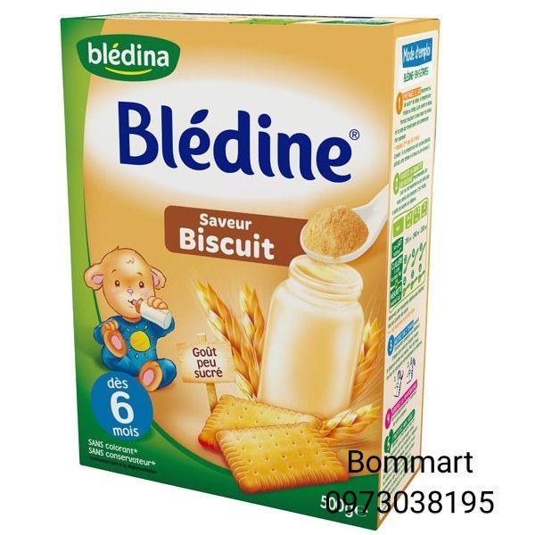 Bột lắc sữa tăng cân bledina vị bisquy 6m cho bé