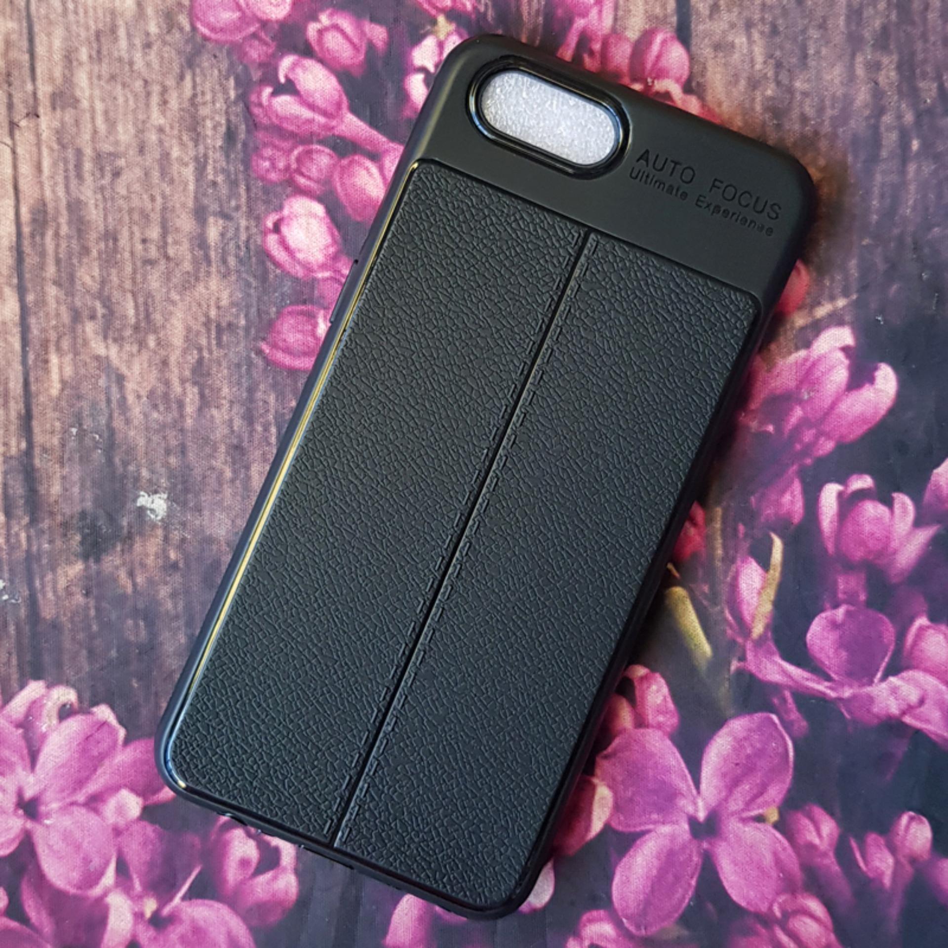 Ốp lưng oppo a3s dẻo giả da siêu bền vân chỉ bóng cao cấp
