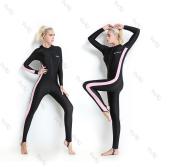 Quần áo lặn biển chống nắng 1mm NỮ - PINK, cản tia UV, hàng thể thao chuyên dụng cao cấp - POKI