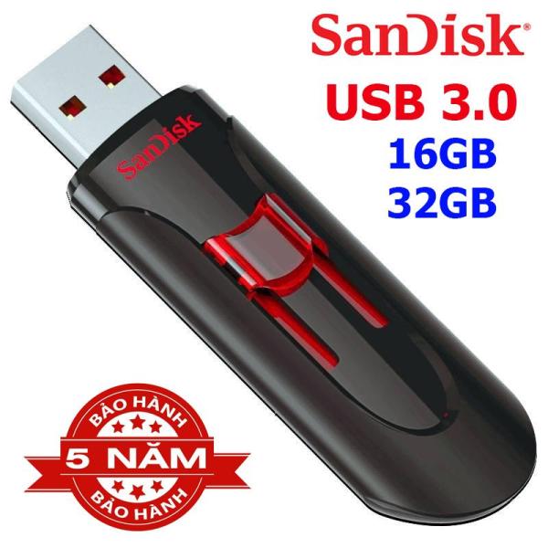 USB 32GB 16gb 3.0 SanDisk Cruzer Glide CZ600 bảo hành 5 năm