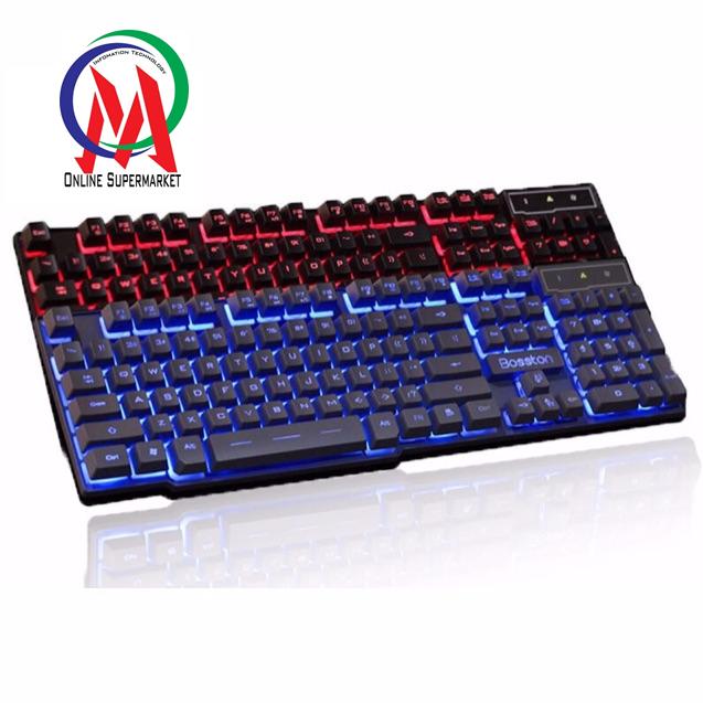 Bàn phím giả cơ bosston 803 chuyên game led