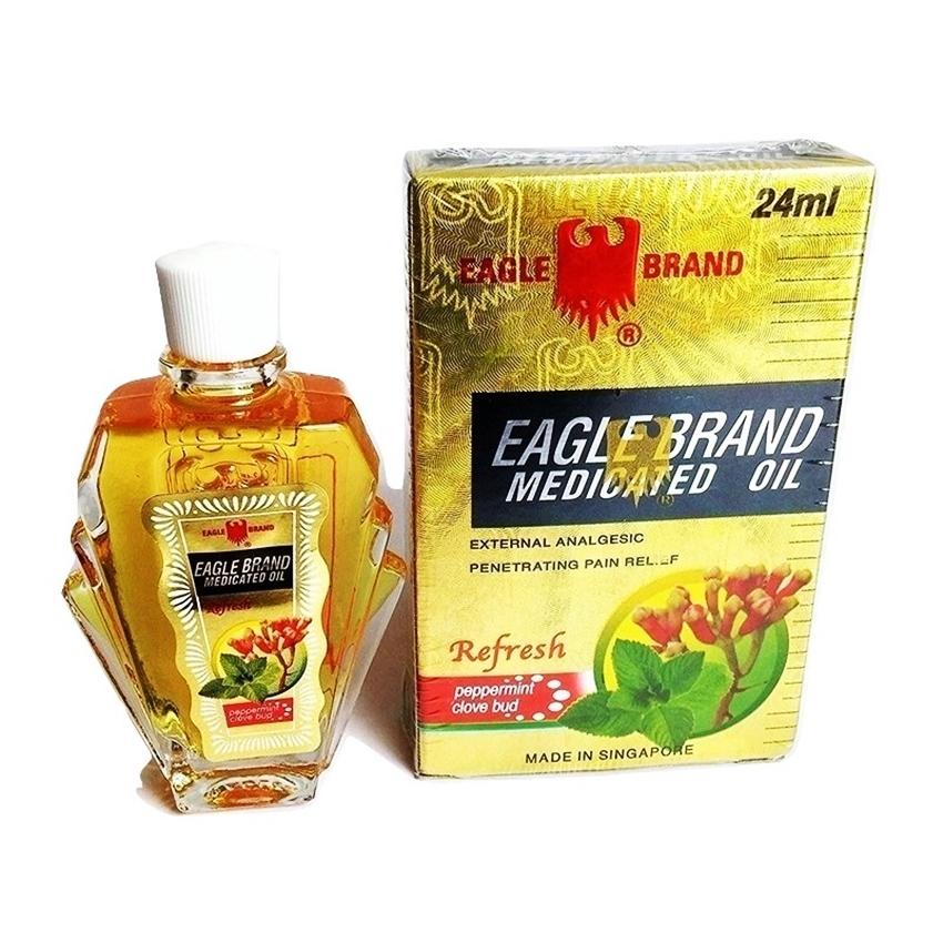 Dầu Gió  Eagle Brand Con Ó 24ml (Vàng-Đinh Hương)