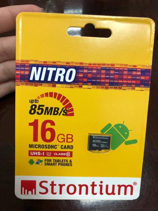 Thẻ nhớ Strontium Nitro SDHC 16GB 85MB/s