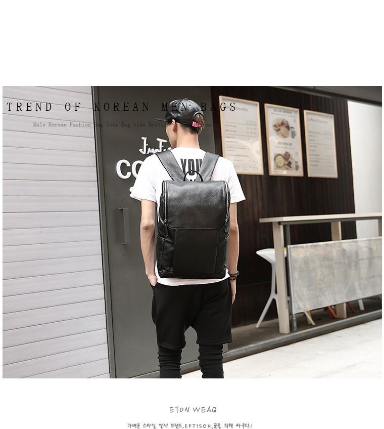Balo laptop unisex bằng da PU đẹp
