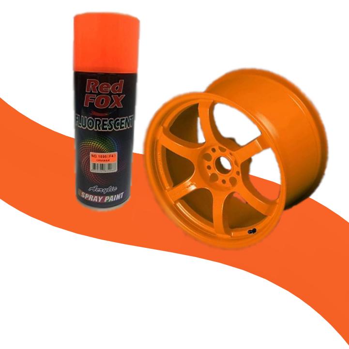 [HCM]Sơn xịt nổi bật màu Cam-Fluorescent Redfox