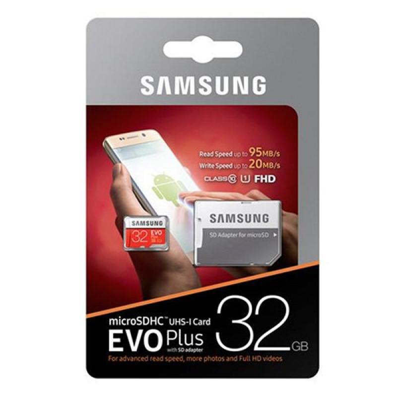 Thẻ nhớ MicroSDHC Samsung EVO Plus Adapter 32GB 95MB/s (New)