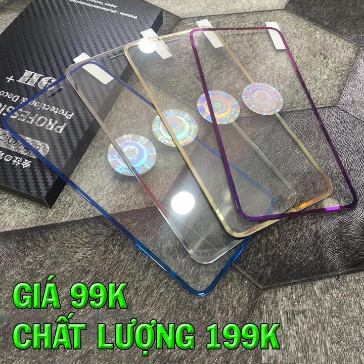 Kính cường lực ip6 - kính cường lực full màn ip6 - kính viền kim ip6