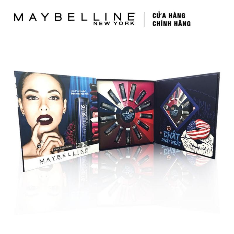 Bộ sưu tập 13 màu son lì Maybelline New York Loaded Bolds 3.9g