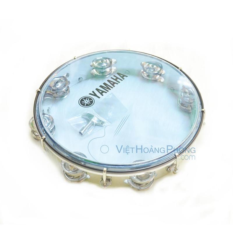 Trống lắc tay - trống gõ bo - Tambourine Yamaha MT6-102B (Xanh Trong) - HappyLive Shop