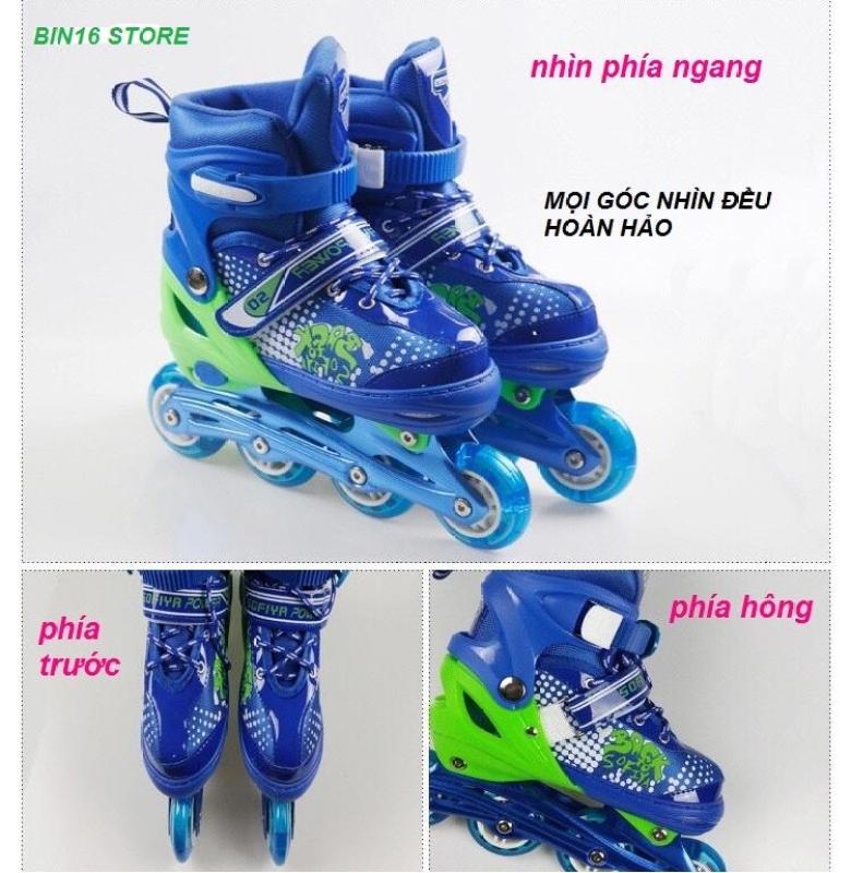 Phân phối GIÀY TRƯỢT PATIN BÁNH PHÁT SÁNG tặng bảo vệ tay chân và túi xách MUA 1 ĐƯỢC 3 SẢN PHẨM