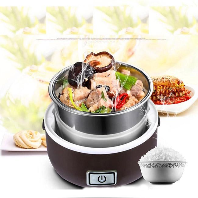 Nồi cơm điện mini đa chức năng 2 ngăn meiyen nx008