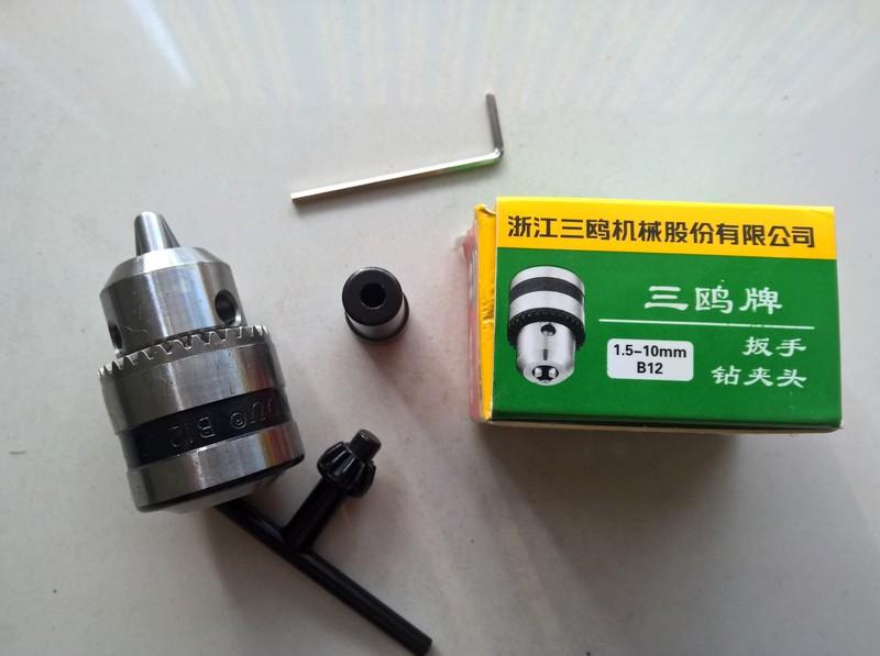 Đầu khoan B12 và trục nối 5mm
