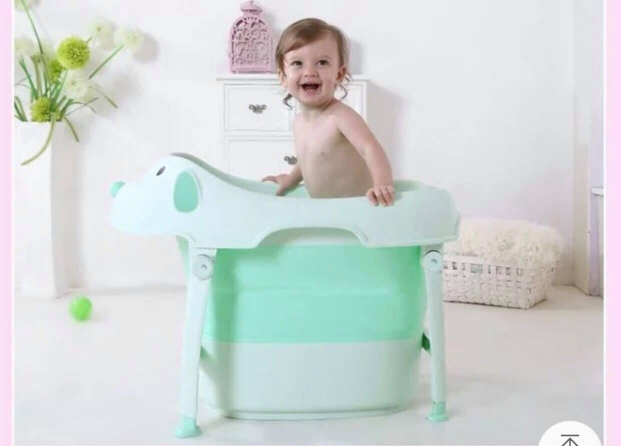 Chậu tắm gấp gọn cao thành hình thú SKIDS