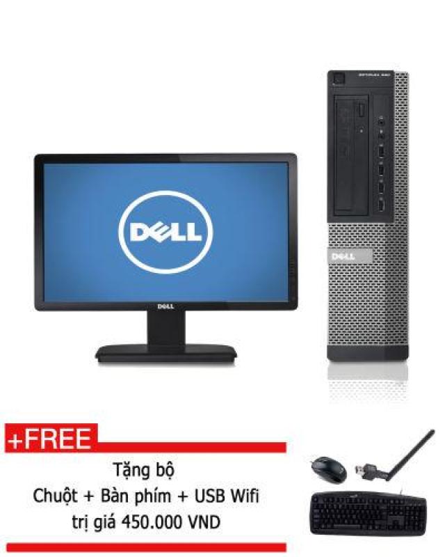 Bảng giá Máy tính Đông bộ  Dell Optiplex 390 Core i5 2500 RAM 8GB, 500GB HDD, màn hình DELL 20 inch + Tặng bộ Bàn phím, chuột, USB wifi - Hàng nhập khẩu Phong Vũ