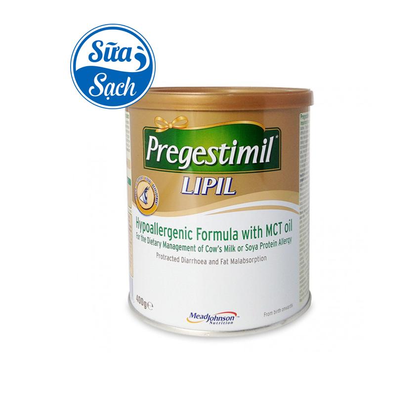 Sữa Bột Pregestimil LIPIL Hôp 400g (Cho bé dị ứng đạm sữa bò)