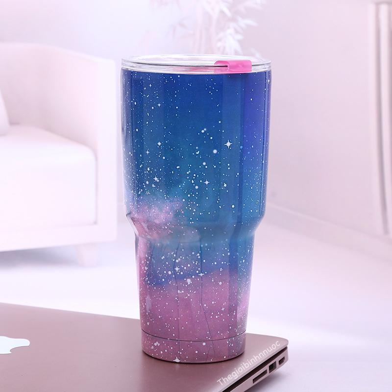 Ly Giữ Nhiệt Yeti Galaxy Nắp Chống Tràn Kèm Combo B237