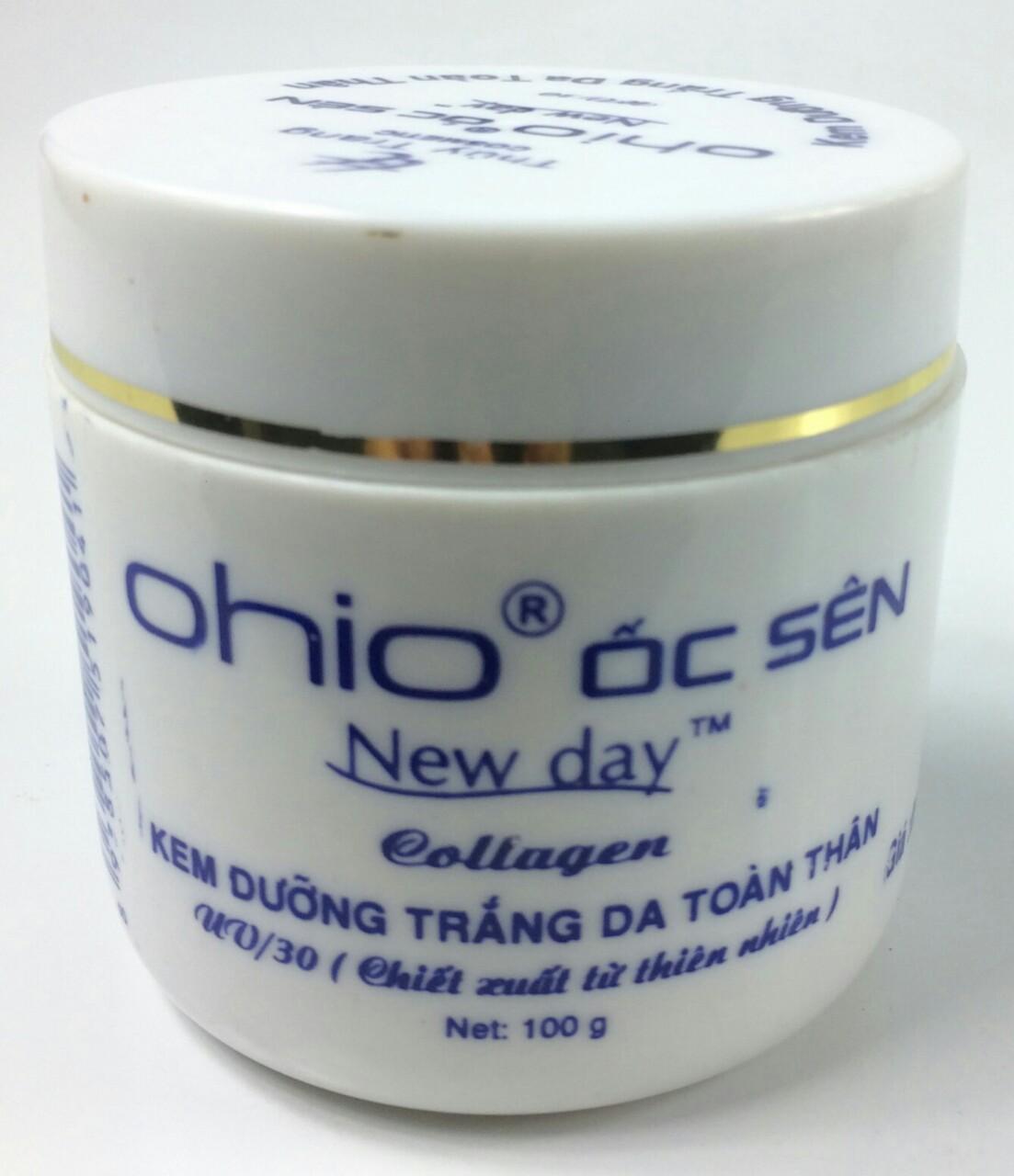 [HCM]Kem dưỡng trắng da toàn thân OHIO ốc sên New Day ( 100g )