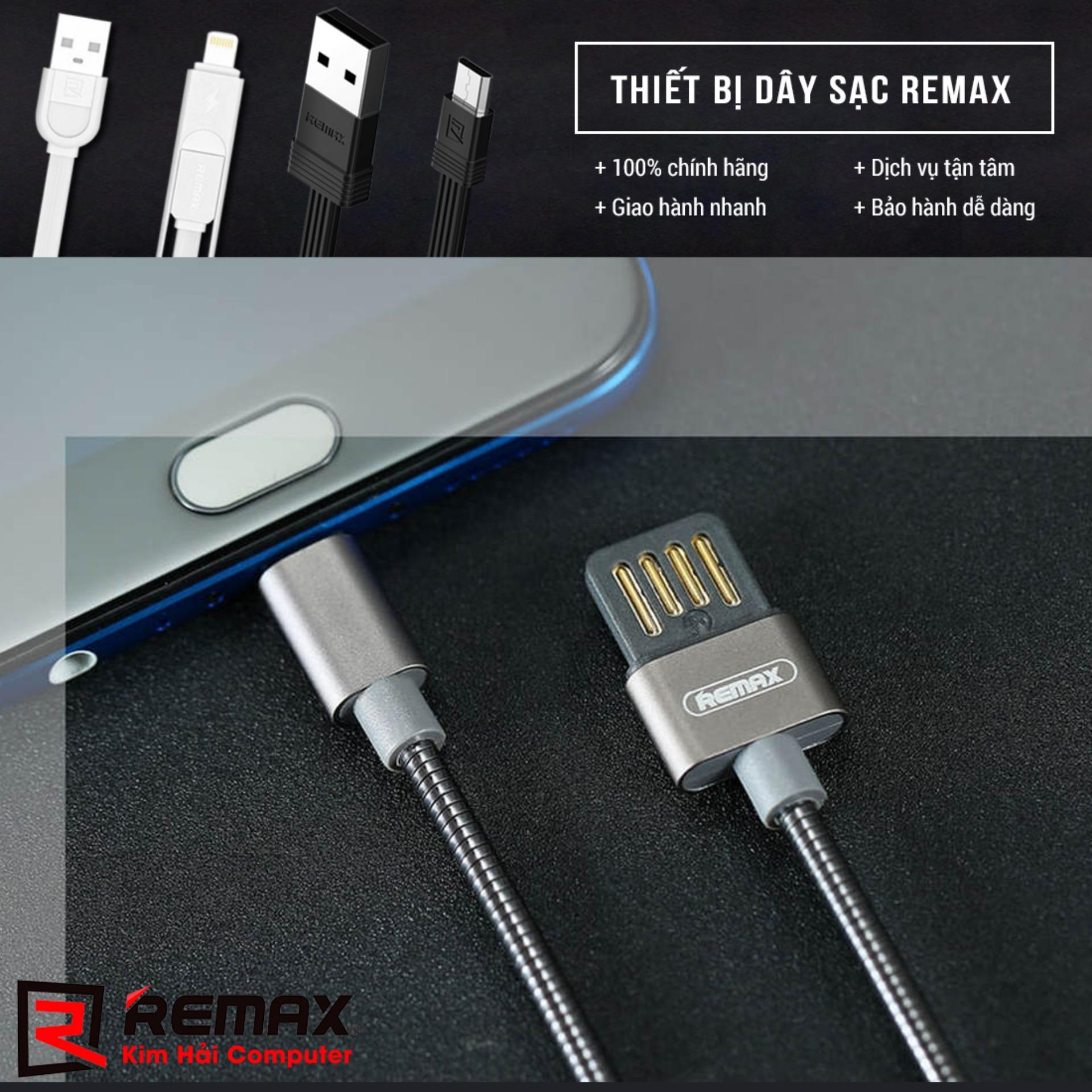 Cáp sạc remax rc-080m micro usb - kim hải computer