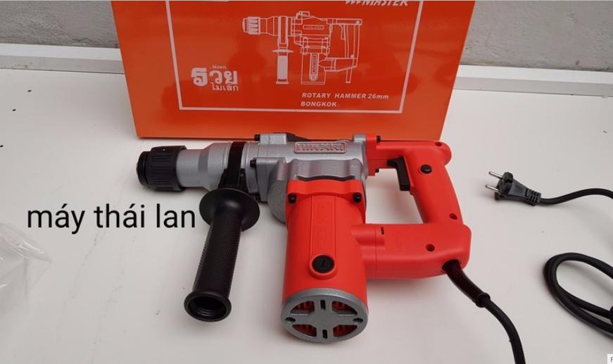 Bộ Máy khoan đục bê tông Thái lan Hikari 06-26B màu đỏ ớt