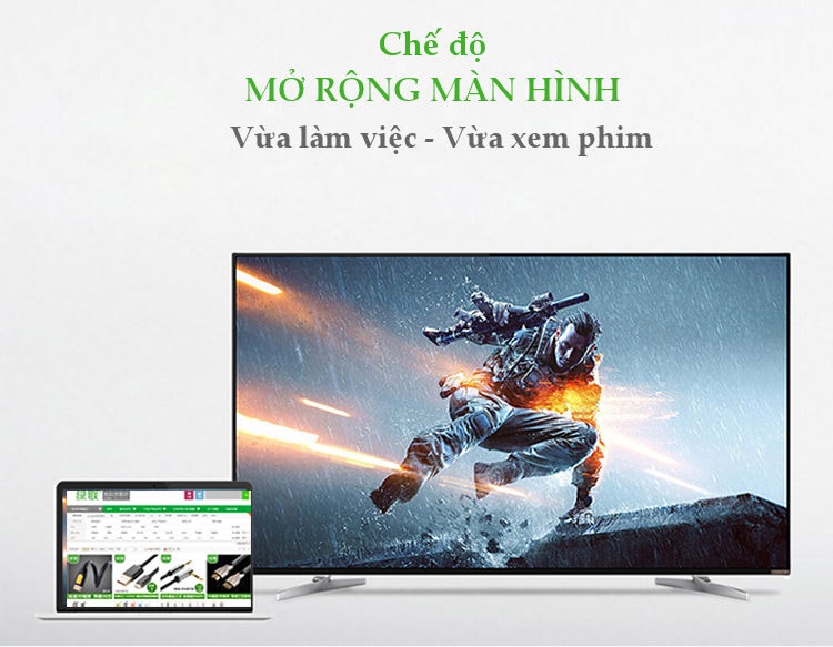 Bộ chuyển VGA đầu đực sang cổng HDMI đầu cái UGREEN MM110 Bộ chuyển VGA đầu đực sang cổng HDMI đầu cái UGREEN MM110