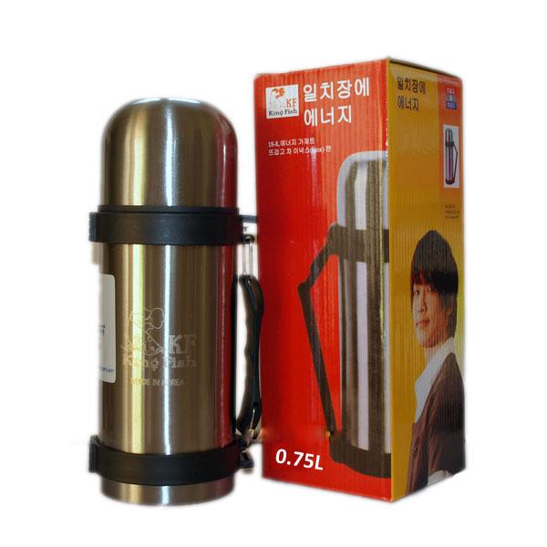 Bình giữ nhiệt nóng lạnh kingfish có dây đeo hàn quốc 750ml