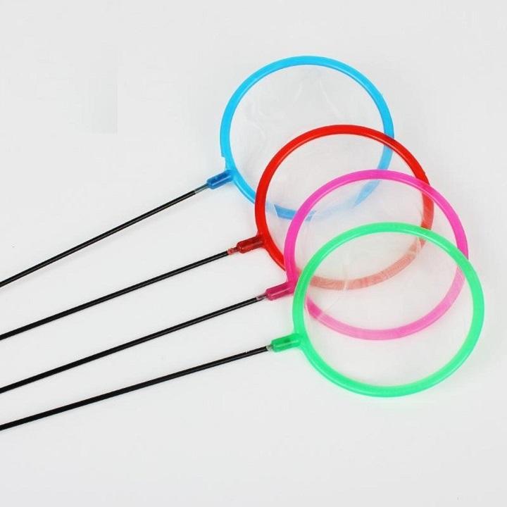 2 cái Vợt tròn mắt lưới nhỏ dùng để bắt cá con mới nở, cung quăng , bobo
