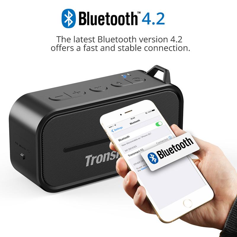 Loa Bluetooth Tronsmart Element T2 chống nước, pin lâu, bass cực mạnh