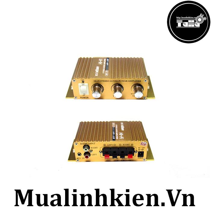 Mạch âm ly son - 825ib - vỏ nhôm 12v - load 4 ohm đến 8 ohm