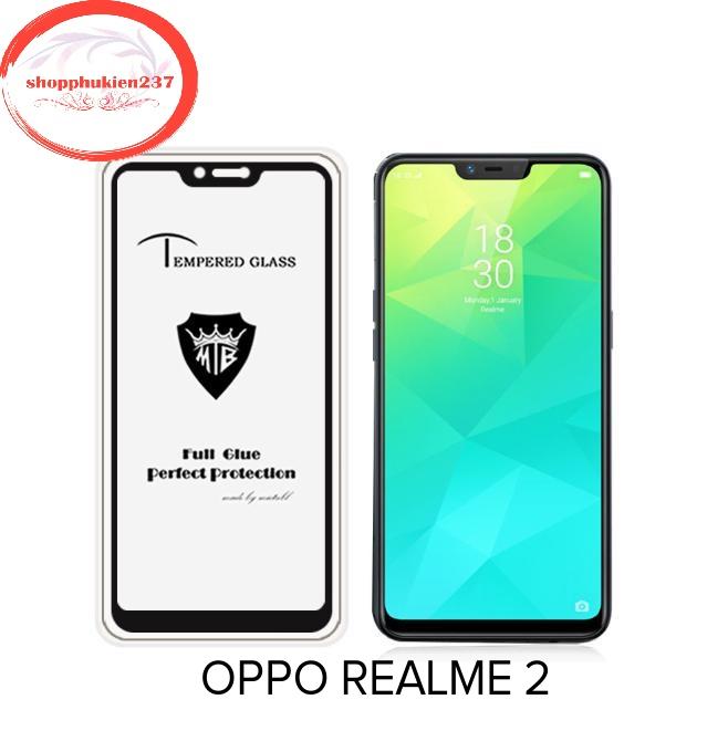 Kính cường lực 5d oppo realme 2 kính full màn 5d cao cấp