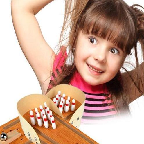 Đồ chơi trẻ em bằng gỗ - Bowling Game mini, Bộ đồ chơi An toàn, nâng cao hệ vận động của bé. Sản phẩm chất lượng cao.