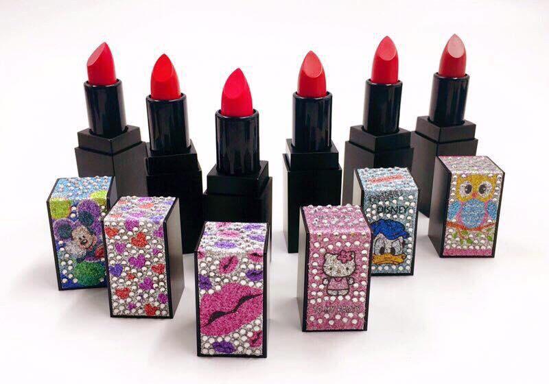 Son Style 71 hộp đen nắp đính đá siêu đẹp