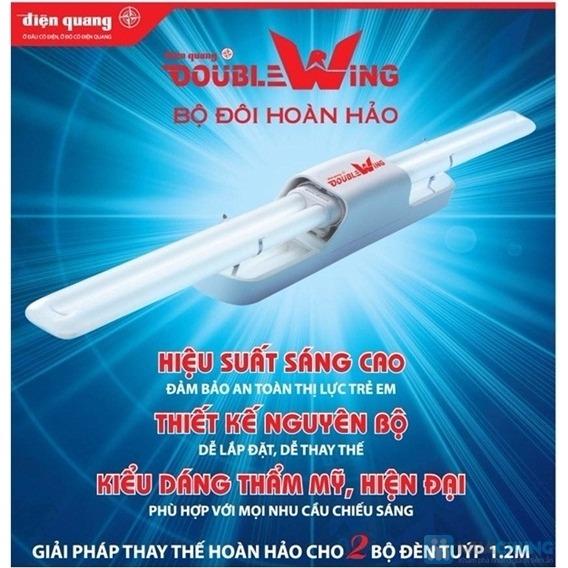 Bộ đèn doublewing điện quang đq dw 236d 2x36w - điện việt