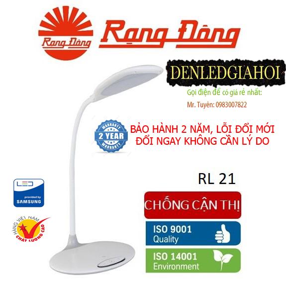 Đèn học chống cận để bàn ,cảm ứng , đổi 3 màu ánh sáng rạng đông rd-rl-21.led