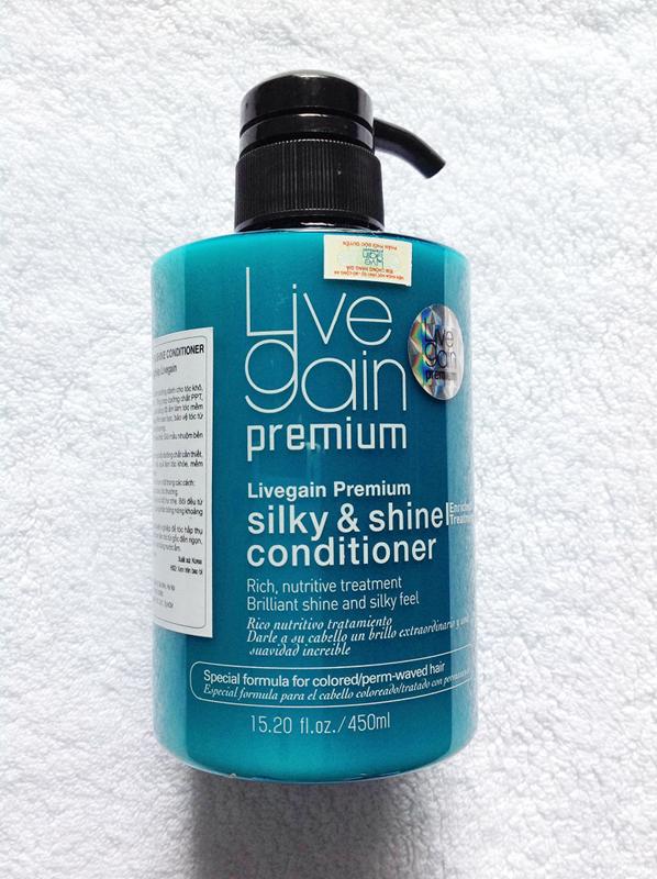 Dầu xả Livegain silky & shine 450ml