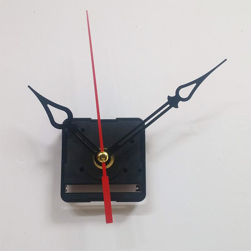 Bộ kim đen 10cm và Máy đồng hồ treo tường Taiwan loại tốt - Kim trôi