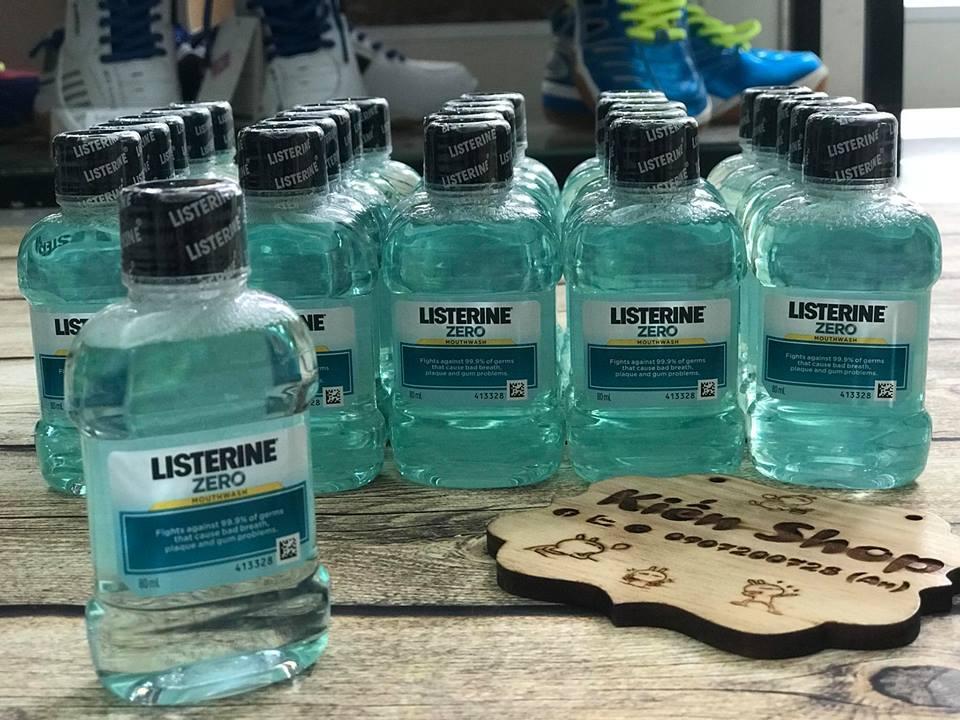 Nước súc miệng listering 80ml