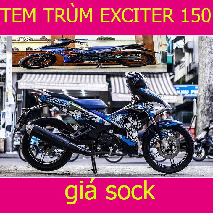 Tem trùm xe exciter 150 cực chất