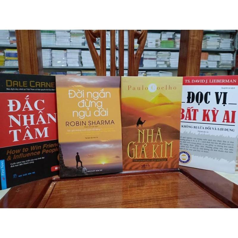 Mua Combo 4 cuốn sách hay: Đắc nhân tâm, Đời ngắn đừng ngủ dài, Đọc Vị Bất Kỳ Ai, Nhà Giả Kim