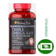 Viên uống bổ sung omega 3 6 9 đẹp da tăng cường hệ miễn dịch Puritan s
