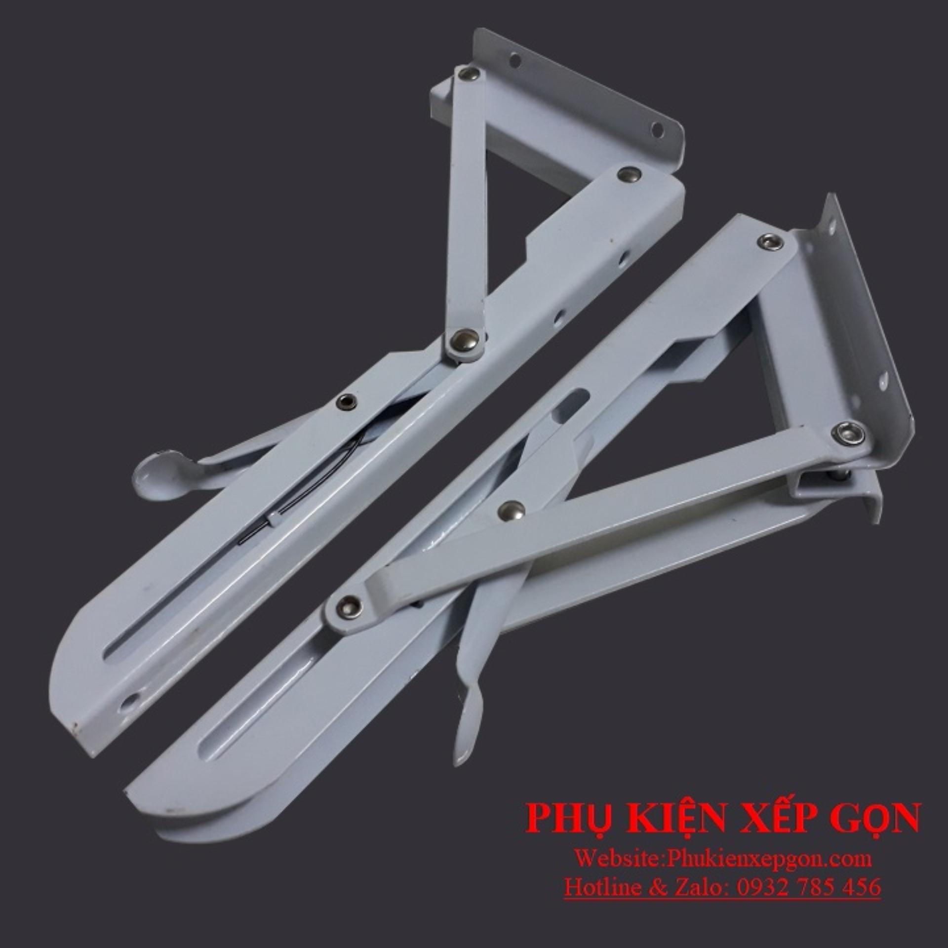 Ke đỡ bàn gập thông minh thép sơn tĩnh điện 40cm, chịu tải 50kg