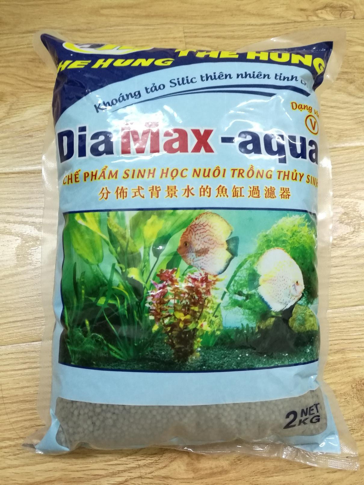 Phân nền diamax túi 2kg cho bể thủy sinh
