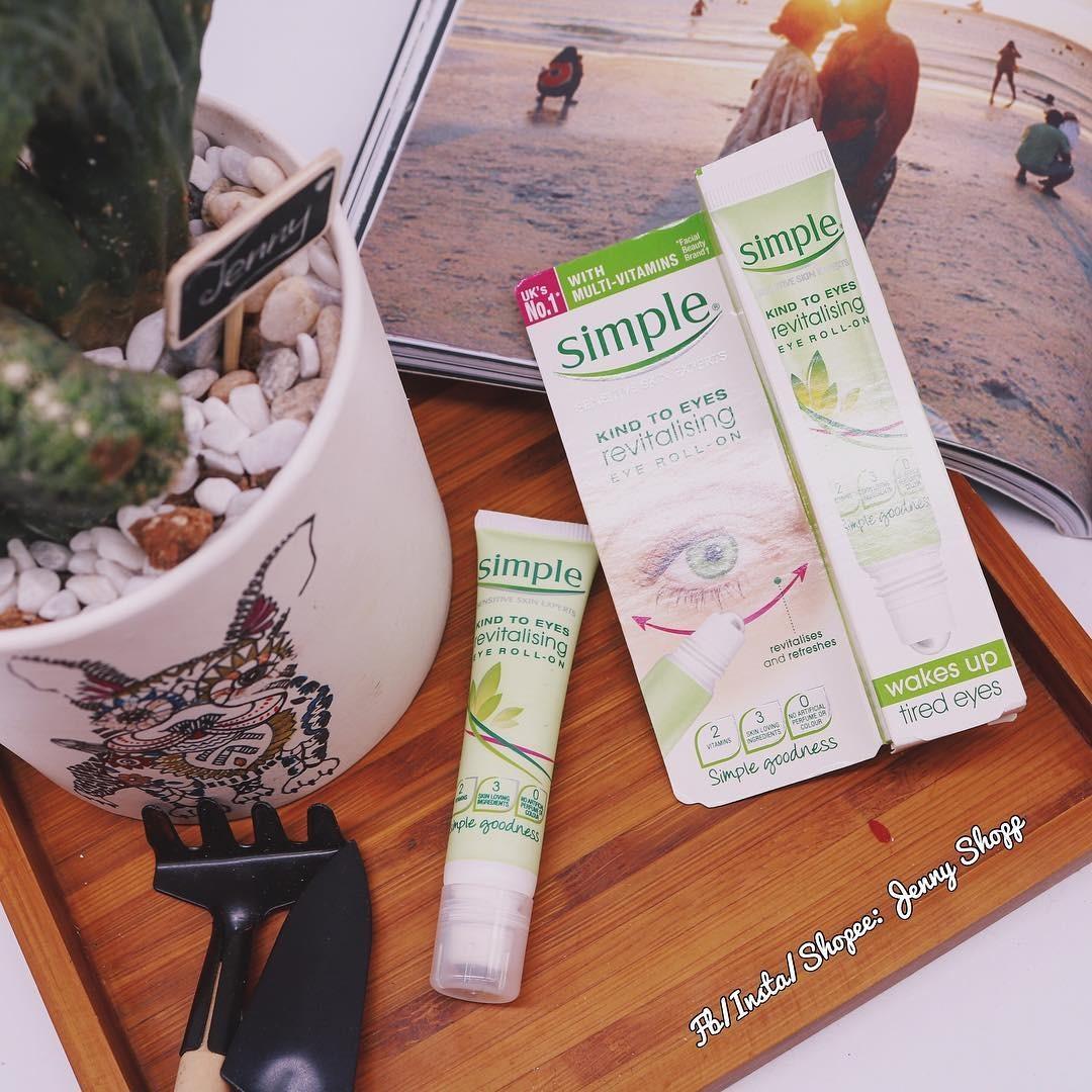 Bút Lăn Mắt Simple Kind To Eyes Revitalising Eye Roll-On
