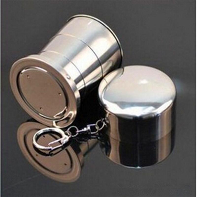 [HCM]Siêu rẻ Ly cốc xếp gọn inox 140ml cở trung