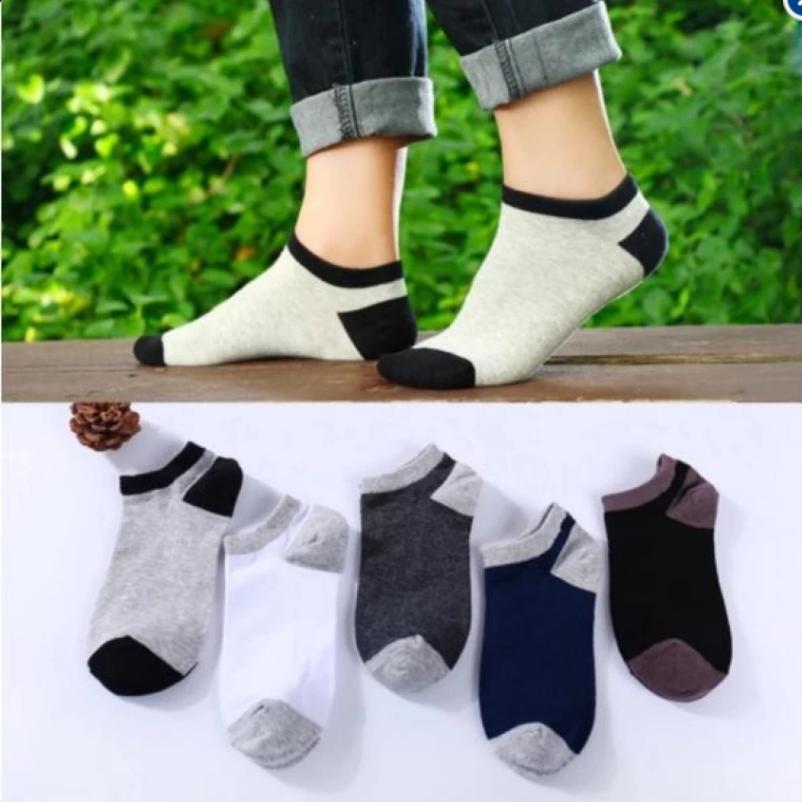 [HCM]Bộ 5 đôi vớ lười trơn tiện lơi cả nam và nữ vải mềmđẹp (nhiều màu )