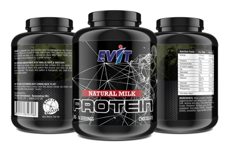 EVIT WHEY PROTEIN 2KG cao cấp