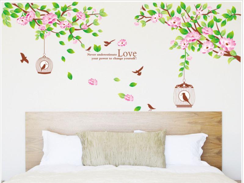 Decan dán tường - giàn hoa đẹp am818-69
