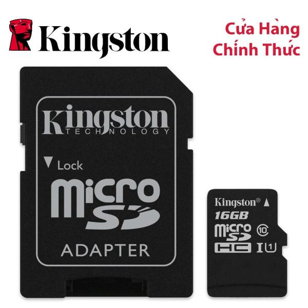Thẻ nhớ MicroSDHC Kingston Canvas Select 16GB Class 10 U1 (SDCS/16GB)