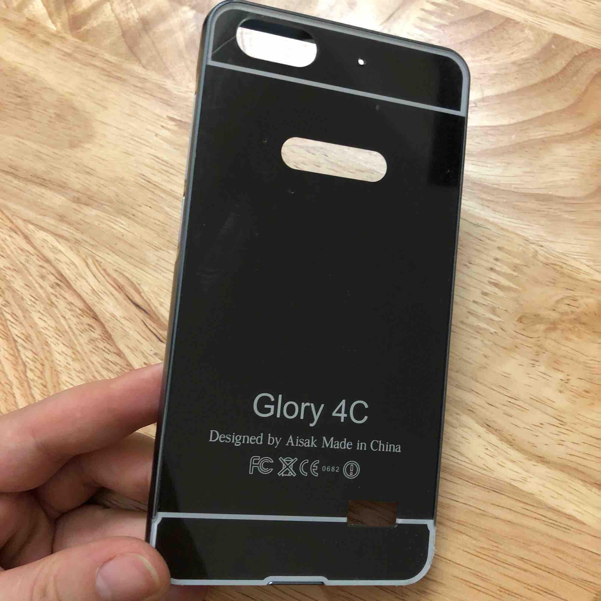 Huawei Honor 4C - Ốp lưng tráng gương viền hợp kim cho điện thoại