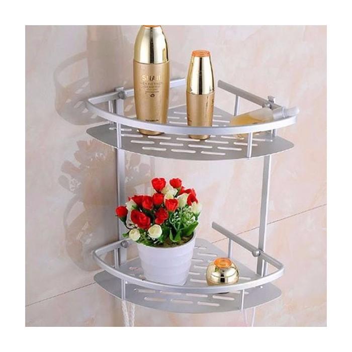 Kệ góc nhà tắm 2 tầng